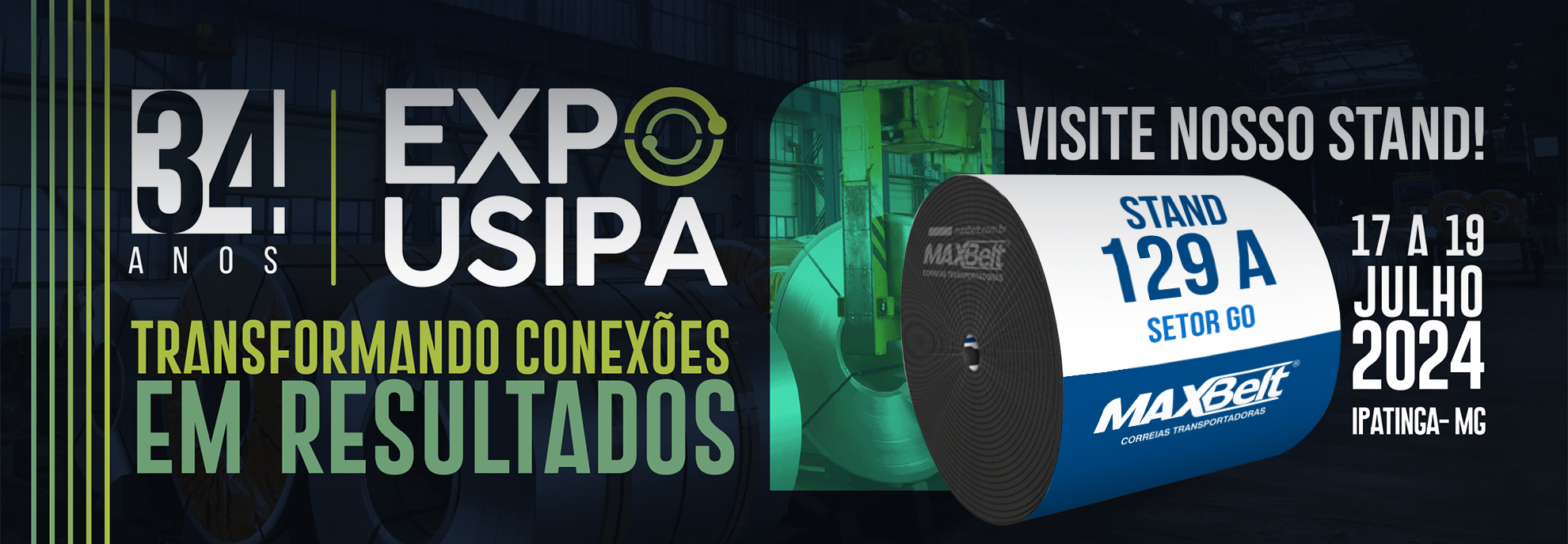 Equipe Max - Maxbelt Correias Transportadoras Feria USIPA